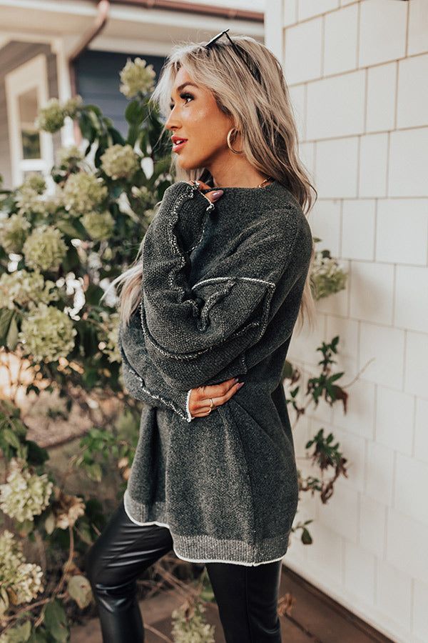 Haute Tea Chenille Sweater In Forest sold by Impressions product image thumbnail 3