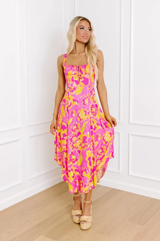 Sweet Summer Nights Satin Midi sold by Impressions