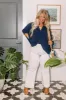 The Adriana High Waist Wide Leg Jean in Ivory Curves sold by Impressions