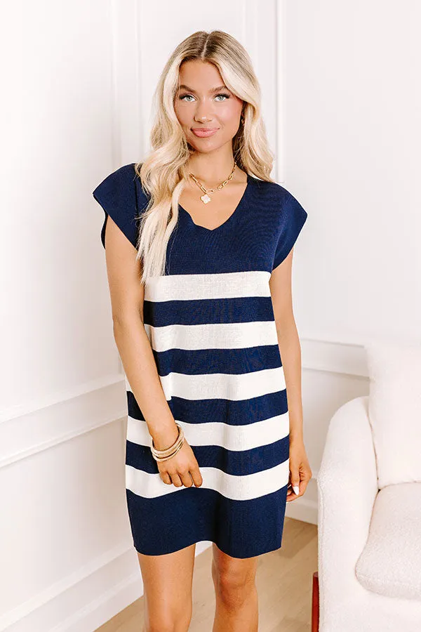 Country Club Ready Knit Dress in Navy sold by Impressions product image thumbnail 2