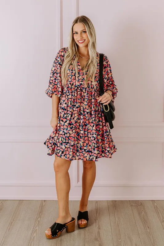Tea Garden Babydoll Dress in Black sold by Impressions