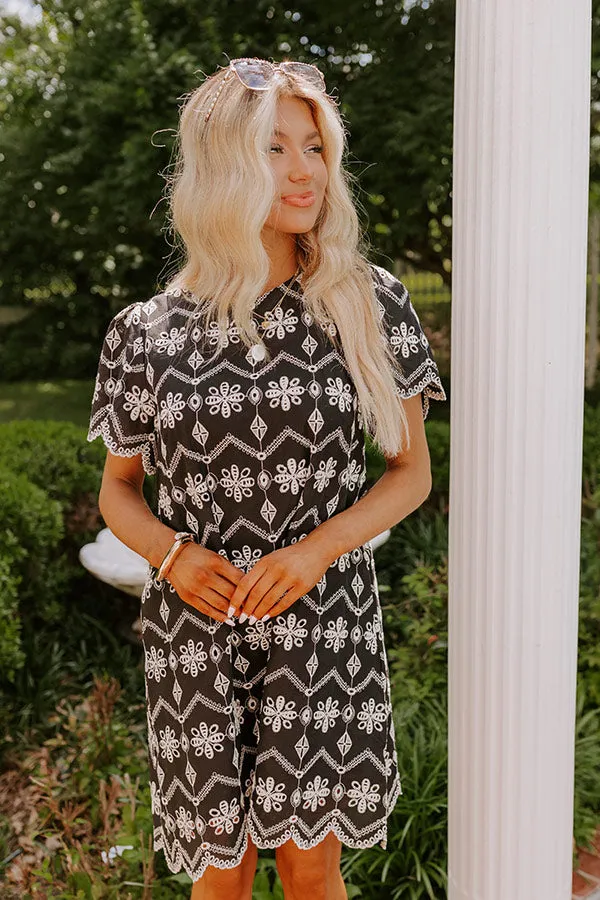 Charming Moment Eyelet Mini Dress sold by Impressions product image thumbnail 5