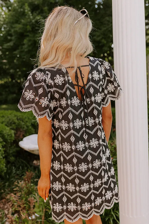 Charming Moment Eyelet Mini Dress sold by Impressions product image thumbnail 3