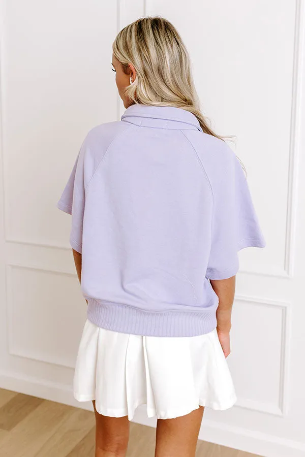 Casual Ease Sweatshirt in Lavender sold by Impressions product image thumbnail 4