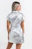 Tracking Promises Metallic Dress sold by Impressions