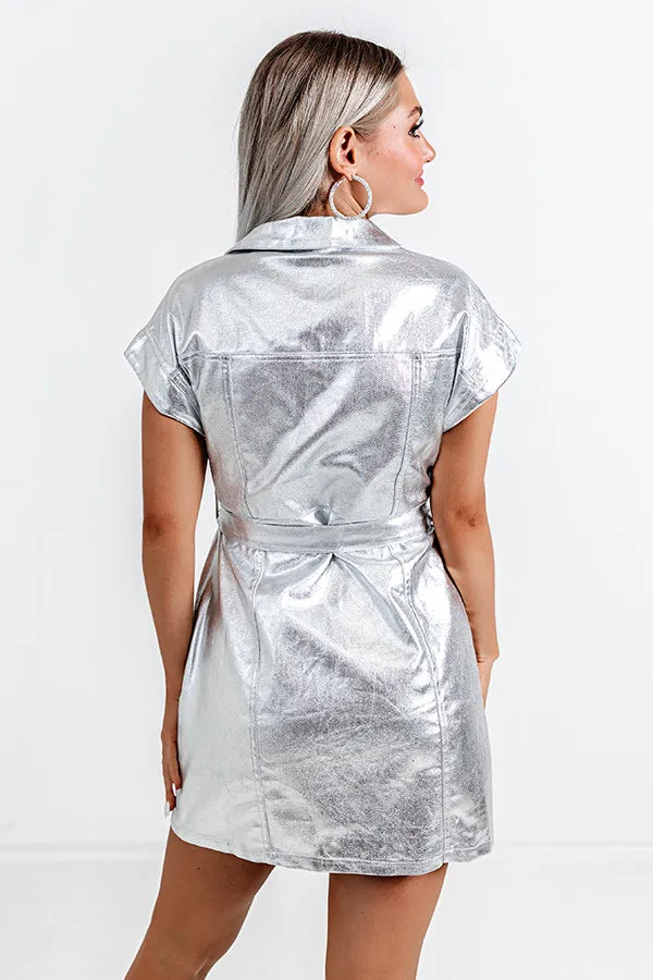 Tracking Promises Metallic Dress sold by Impressions product image thumbnail 4