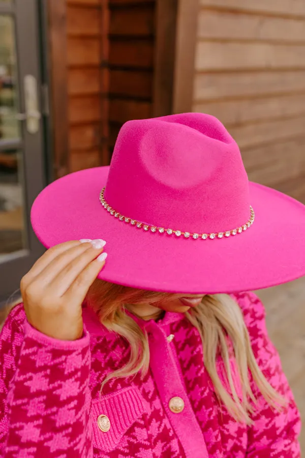 Superstar Style Felt Fedora in Hot Pink sold by Impressions product image thumbnail 5