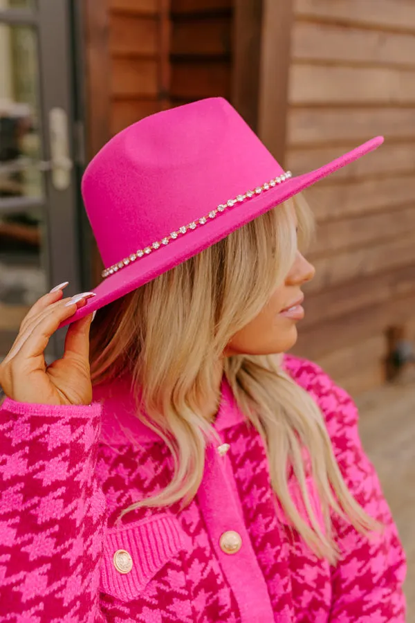 Superstar Style Felt Fedora in Hot Pink sold by Impressions product image thumbnail 2