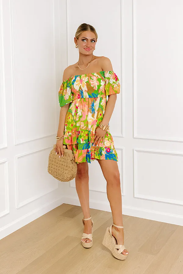 St. Lucia Love Smocked Mini Dress sold by Impressions