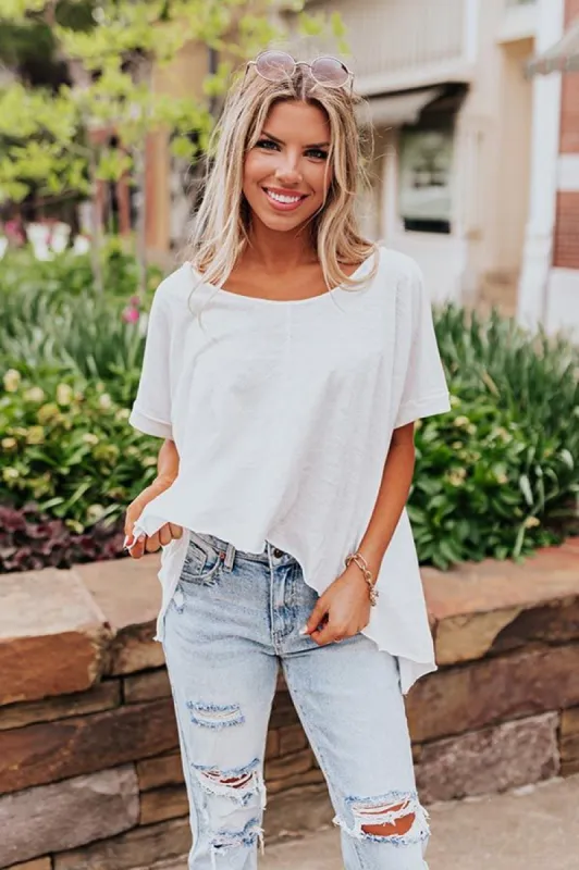 Sunny Refresh Shift Top In White sold by Impressions