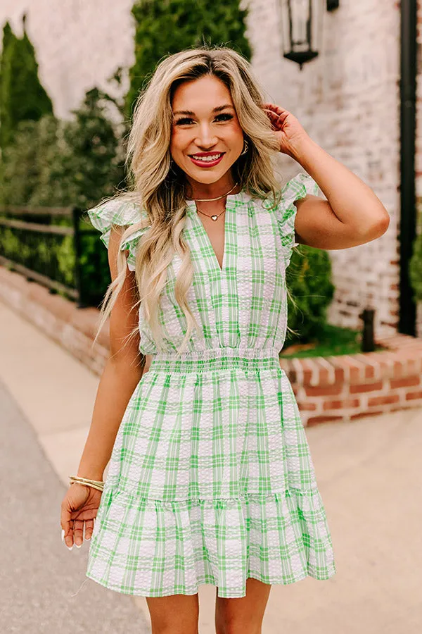 Parkside Picnic Gingham Romper in Lime sold by Impressions product image thumbnail 2