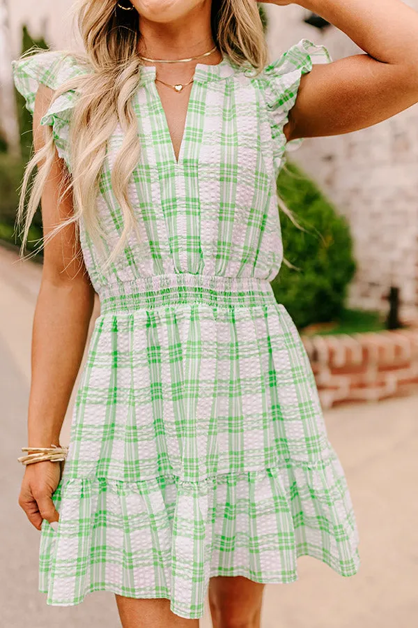 Parkside Picnic Gingham Romper in Lime sold by Impressions product image thumbnail 3