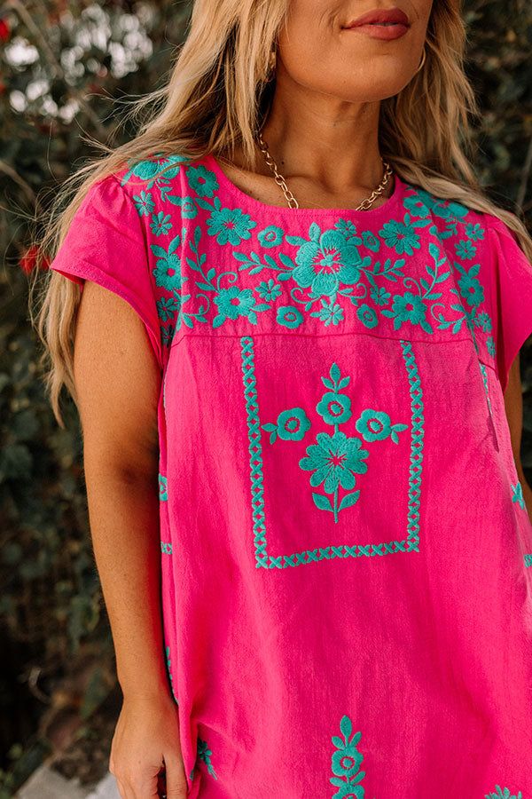 Retreat Mode Embroidered Shift Top Curves sold by Impressions product image thumbnail 3