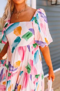 Peaceful Pause Midi Dress In Pink sold by Impressions