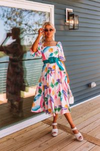 Peaceful Pause Midi Dress In Pink sold by Impressions