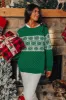 First Snow Feels Knit Sweater in Green sold by Impressions