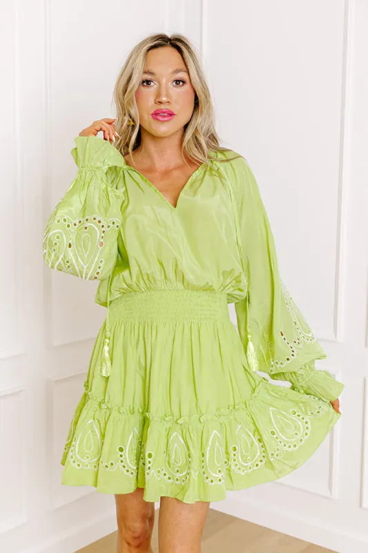 Key West Cutie Eyelet Mini Dress sold by Impressions