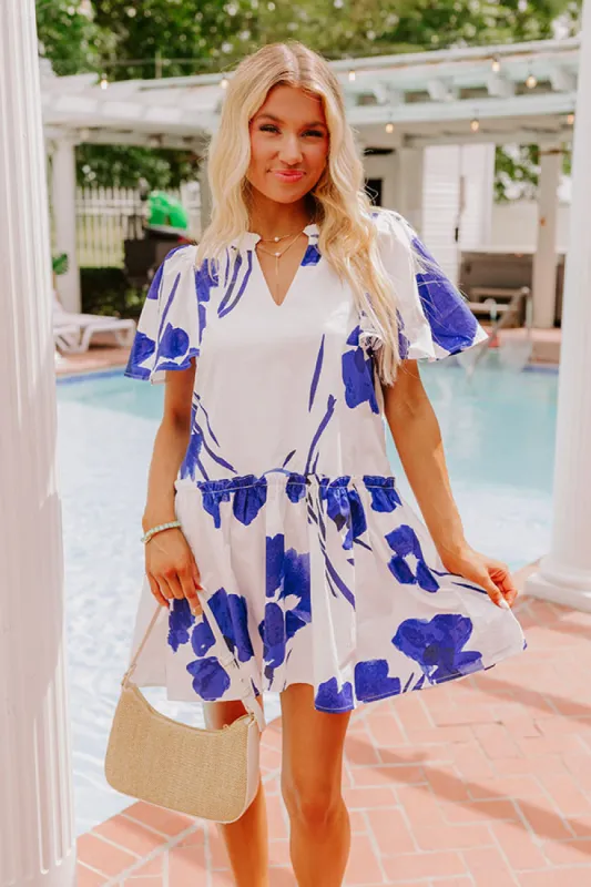 Catalina Island Bound Floral Mini Dress sold by Impressions