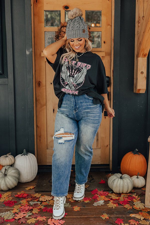 Free Bird America Graphic Tee In Black Curves sold by Impressions product image thumbnail 2