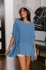 Tranquil Time Shift Top In Airy Blue sold by Impressions