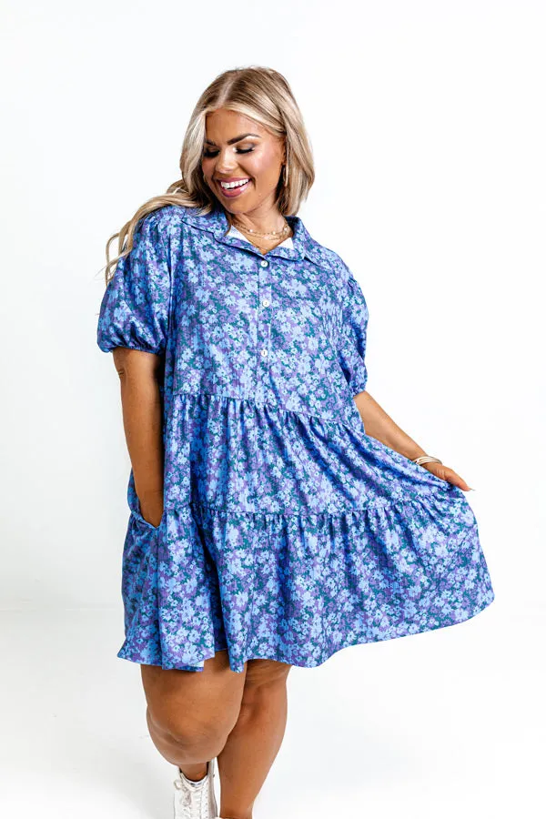 Ojai Afternoon Floral Mini Dress Curves sold by Impressions product image thumbnail 2