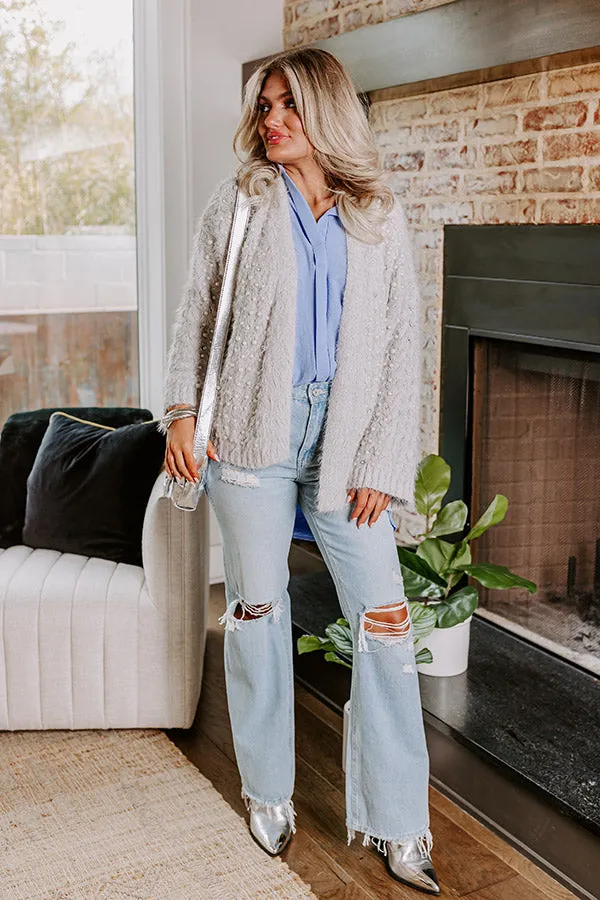 Destined For Decadence Button Up In Sky Blue sold by Impressions product image thumbnail 5