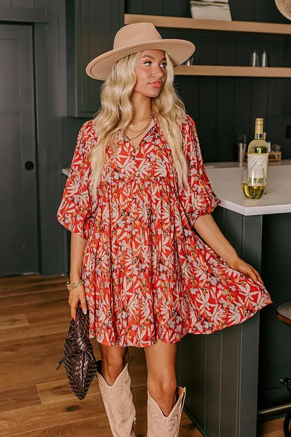 Falling For You Floral Mini Dress sold by Impressions product image thumbnail 2