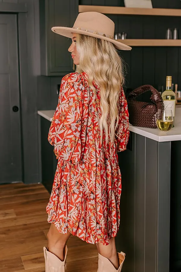 Falling For You Floral Mini Dress sold by Impressions product image thumbnail 3