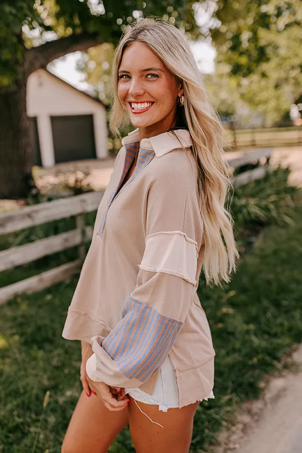 Holding Hands Sweatshirt in Warm Taupe sold by Impressions product image thumbnail 3