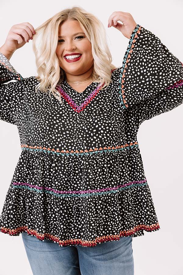 Rare Find Embroidered Shift Top Curves sold by Impressions product image thumbnail 3