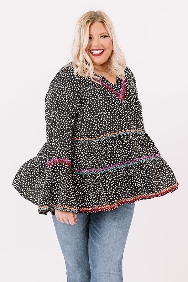 Rare Find Embroidered Shift Top Curves sold by Impressions