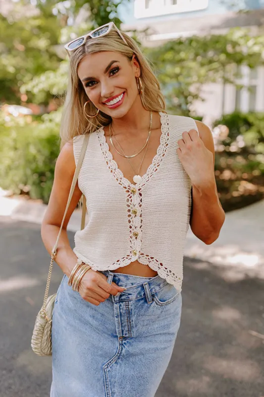 Coastal Charisma Knit Top sold by Impressions