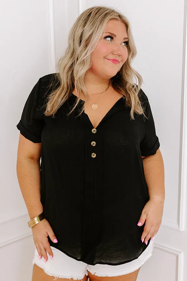 Coastal Breeze Shift Top in Black Curves sold by Impressions product image thumbnail 5