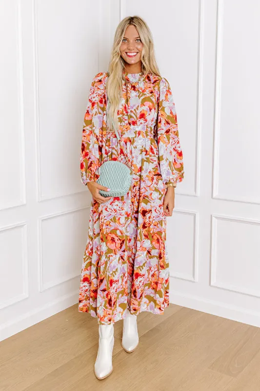 Peony Please Maxi Dress sold by Impressions