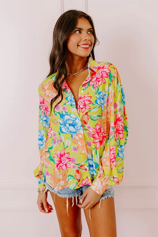 Summer Mirage Floral Button Up sold by Impressions product image thumbnail 3