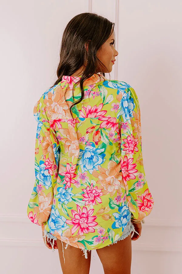 Summer Mirage Floral Button Up sold by Impressions product image thumbnail 5