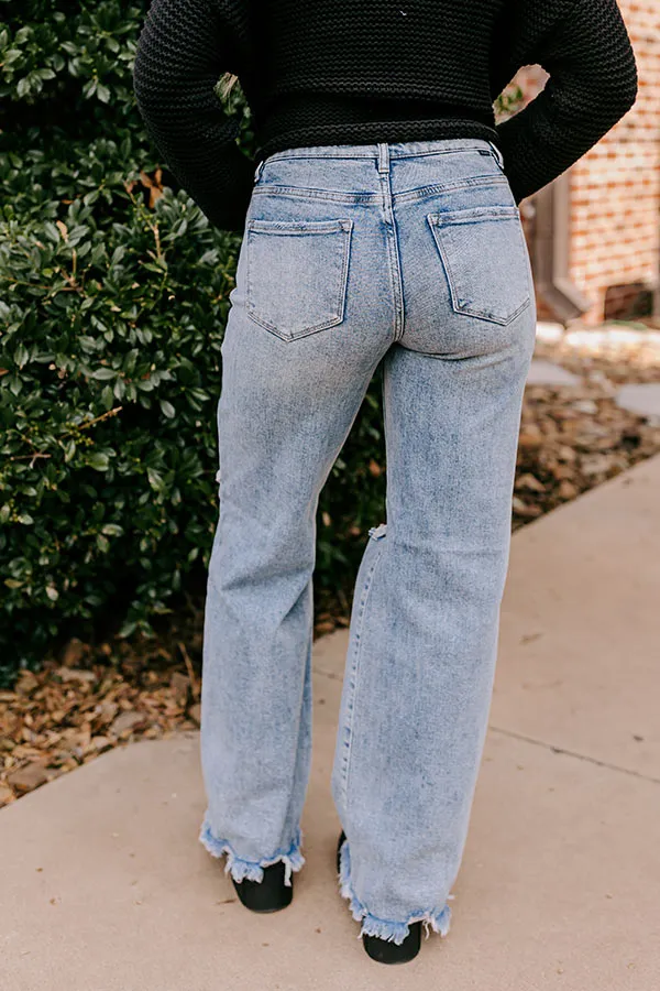 Risen Riley High Waist Straight Leg Jean in Medium Wash sold by Impressions product image thumbnail 4