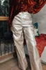 The Hannah High Waist Metallic Cargo Pants sold by Impressions