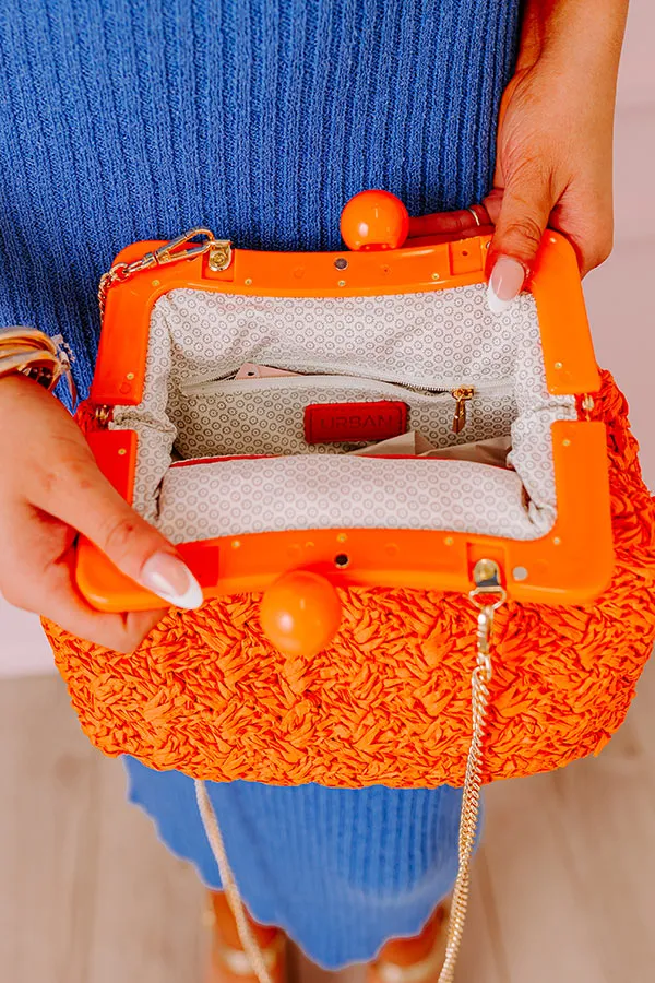 Coastal Canvas Woven Crossbody In Orange sold by Impressions product image thumbnail 3