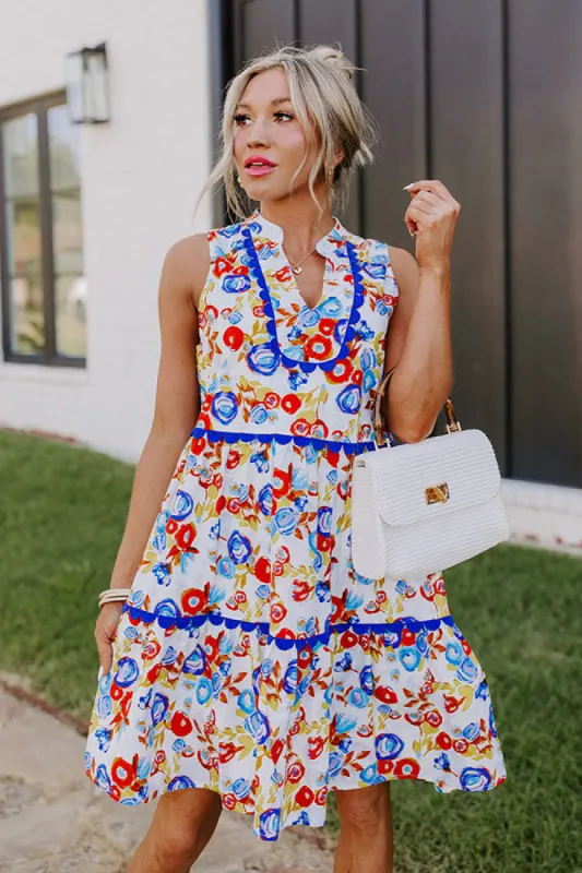 Sunshine And Flowers Mini Dress sold by Impressions