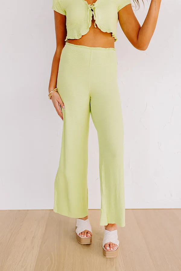 Isla High Waist Pants in Lime sold by Impressions product image thumbnail 2