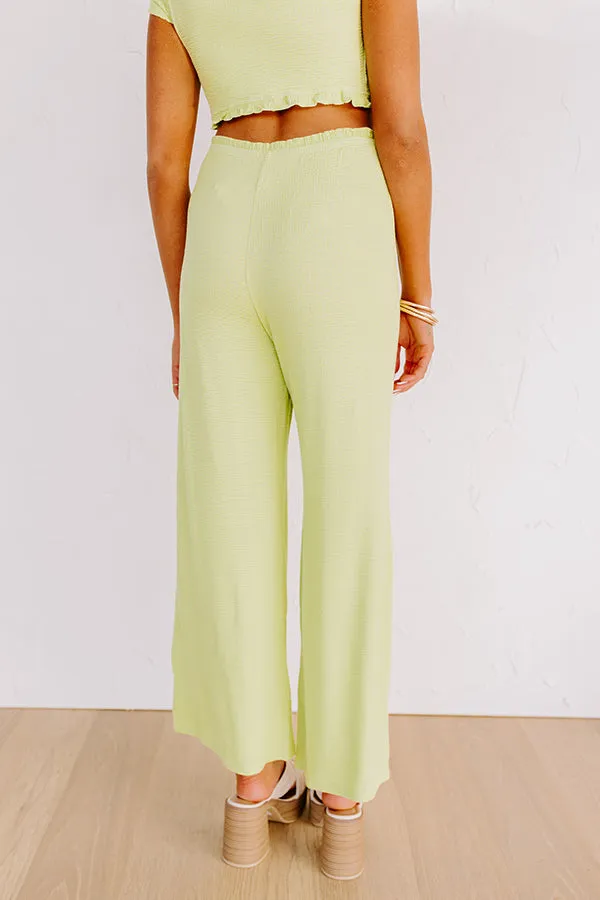 Isla High Waist Pants in Lime sold by Impressions product image thumbnail 3