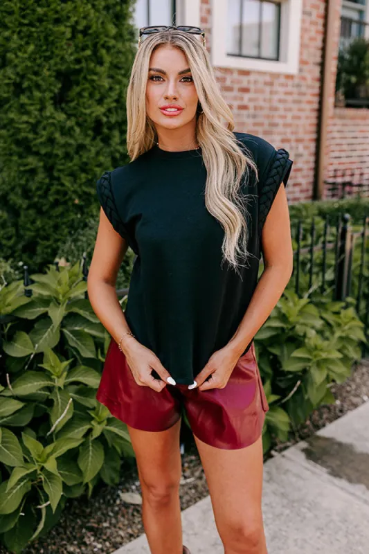 VIP Outing Shift Top in Black sold by Impressions