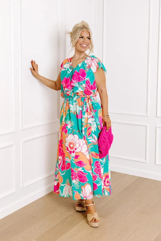 Dreamy And Darling Floral Midi Curves sold by Impressions