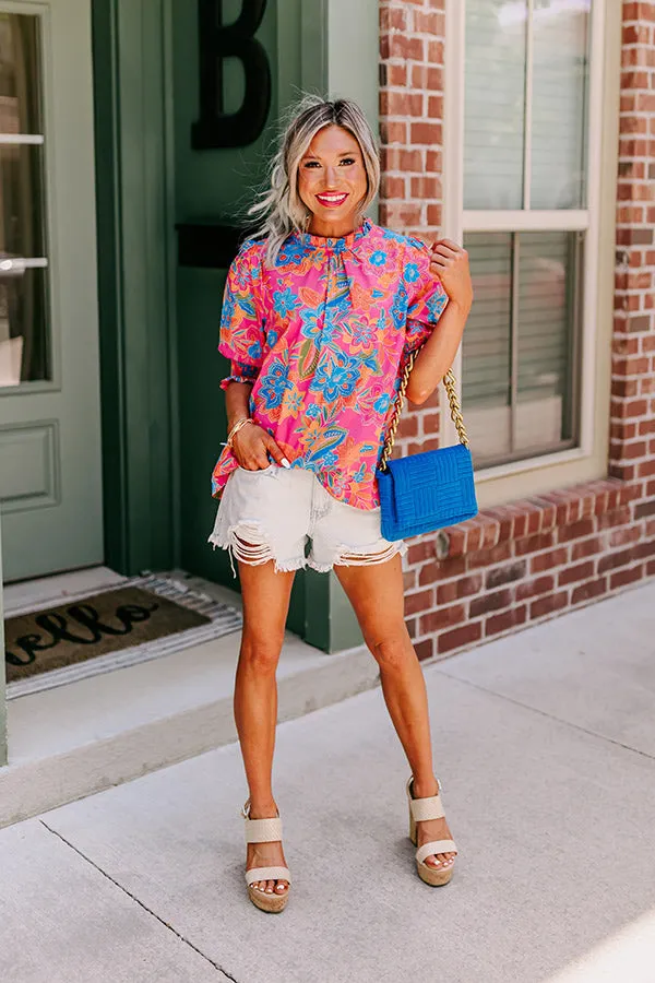 Amalfi Spritz Shift Top sold by Impressions