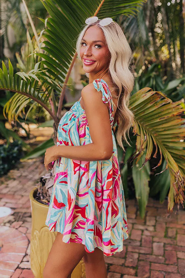 Bloom With A View Romper In Ocean Wave sold by Impressions product image thumbnail 4