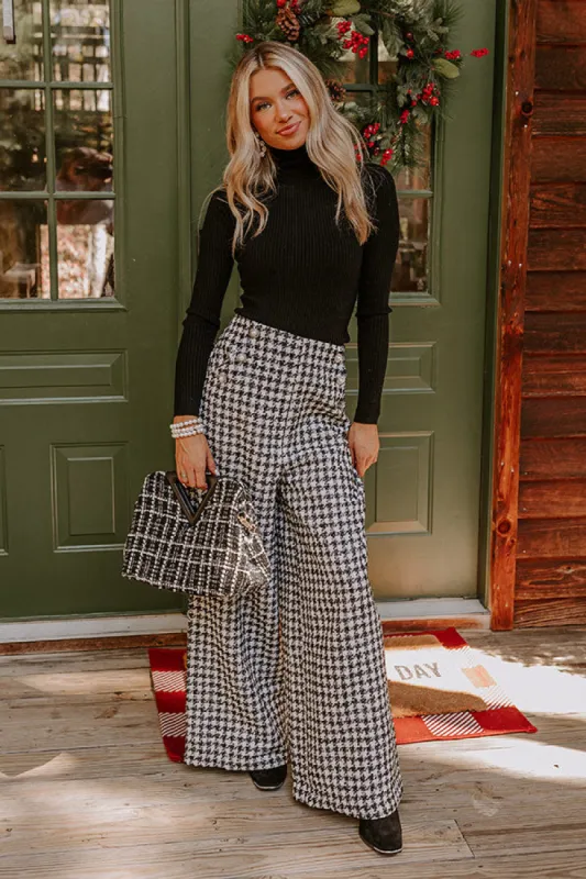 Comfy Glam High Waist Tweed Pants sold by Impressions