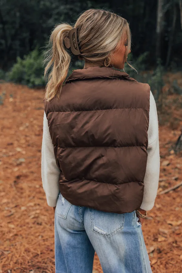 Venture Out Puffer Vest in Chestnut sold by Impressions product image thumbnail 5
