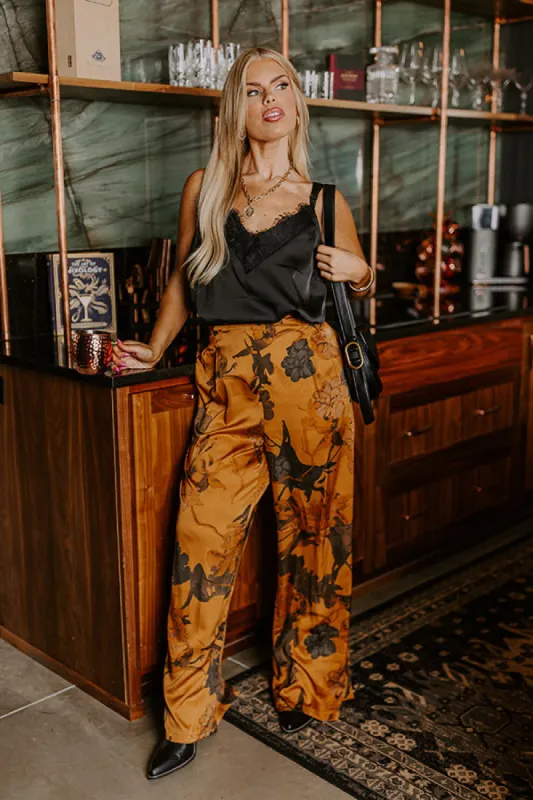 Look My Way High Waist Satin Pants Curves sold by Impressions