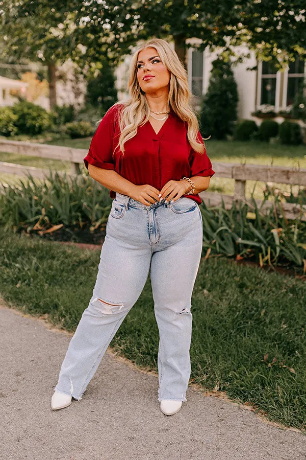 Stylish Setting Shift Top in Wine Curves sold by Impressions product image thumbnail 3